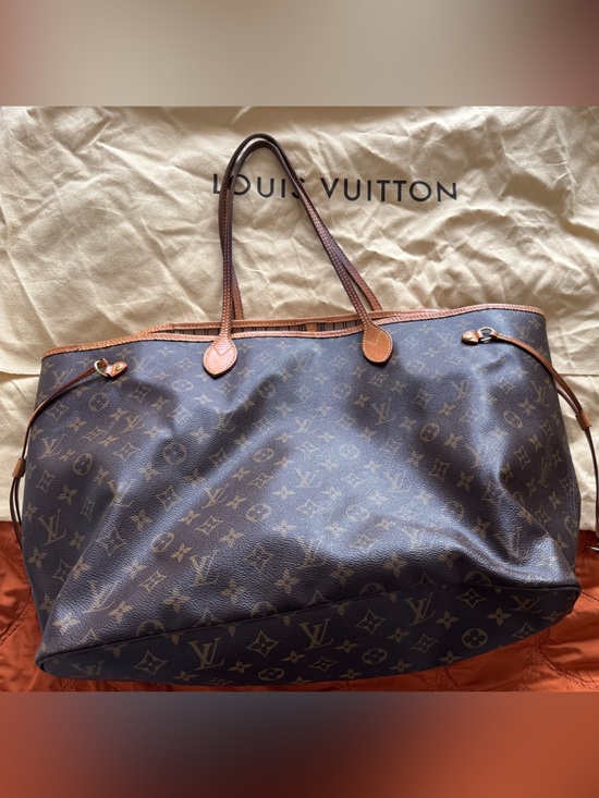 Louis Vuitton Handbags - Louis Vuitton Monogram Neverfull Tote in Brown and Tan